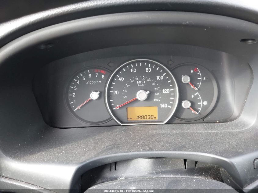 2009 Kia Rondo Lx VIN: KNAFG528897246690 Lot: 43671748