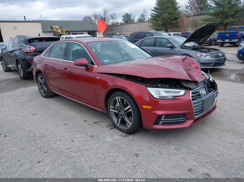2018 AUDI A4 2.0T PREMIUM/2.0T TECH PREMIUM - WAUENAF44JA207376