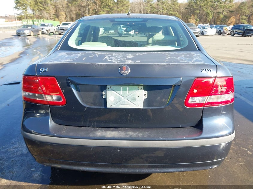 2007 Saab 9-3 2.0T VIN: YS3FD49YX71117127 Lot: 43671767