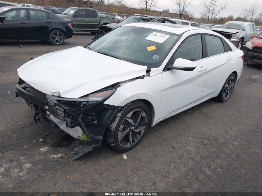 2023 HYUNDAI ELANTRA HYBRID LIMITED - KMHLN4AJ1PU048991