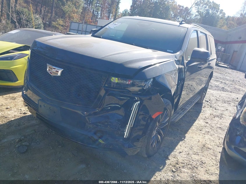 Vin: 1gys4nkl0pr340346, lot: 44167295, cadillac escalade esv 4wd sport 20232