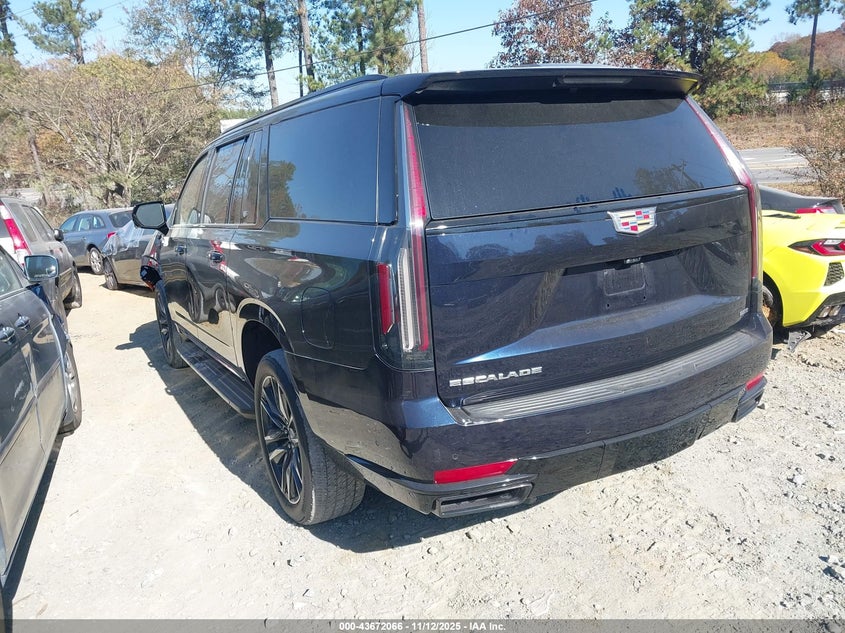 Vin: 1gys4nkl0pr340346, lot: 44167295, cadillac escalade esv 4wd sport 20233
