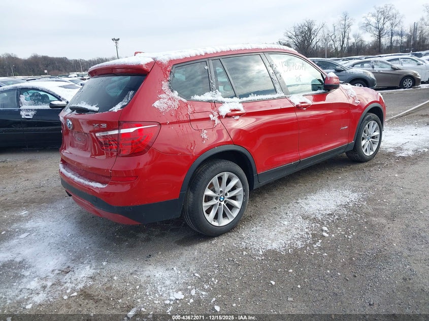 Vin: 5uxwx9c32h0w69848, lot: 44167300, bmw x3 xdrive28i 20174