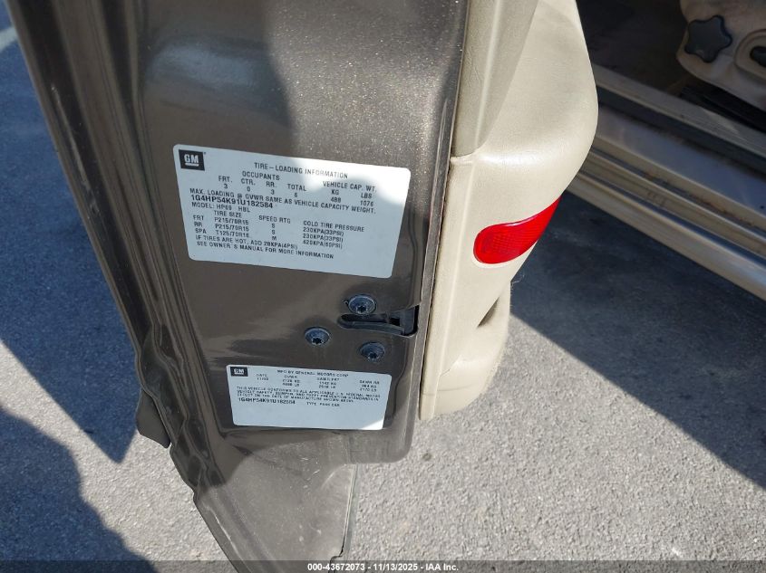 2001 Buick Lesabre Custom VIN: 1G4HP54K91U182584 Lot: 43672073