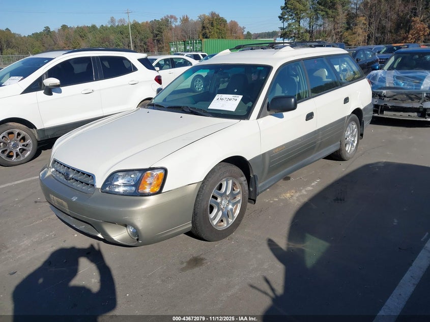 4S3BH675437601588 2003 SUBARU OUTBACK photo no. 2