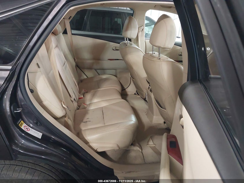 2010 Lexus Rx 350 VIN: 2T2BK1BA9AC047285 Lot: 43672086