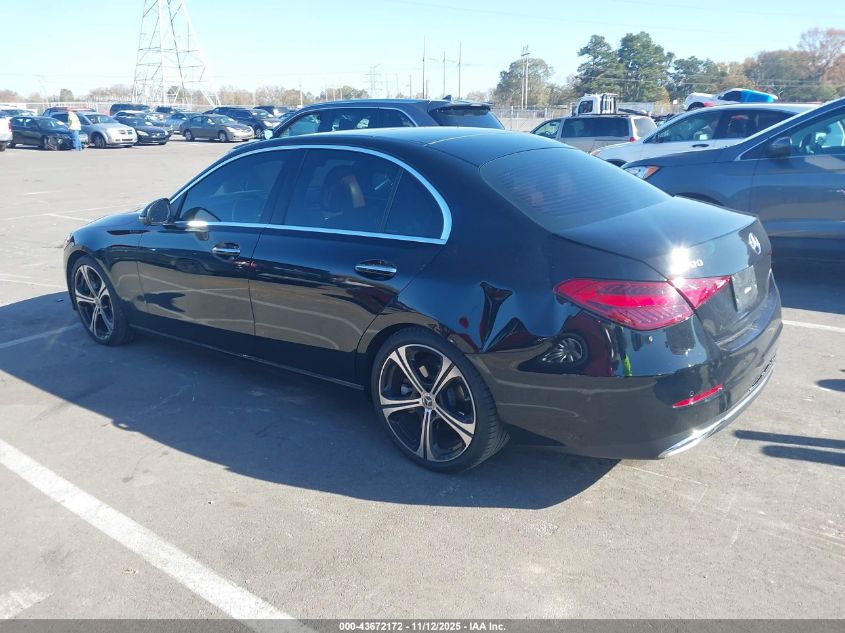2022 Mercedes-Benz C 300 Sedan VIN: W1KAF4GB8NR013945 Lot: 43672172