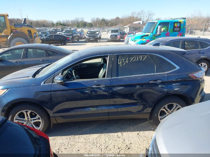 2017 Ford Edge Titanium VIN: 2FMPK3K80HBC60661 Lot: 43672197