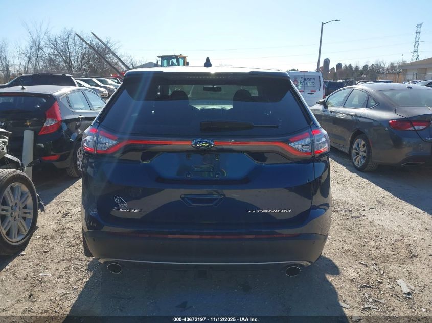 2017 Ford Edge Titanium VIN: 2FMPK3K80HBC60661 Lot: 43672197