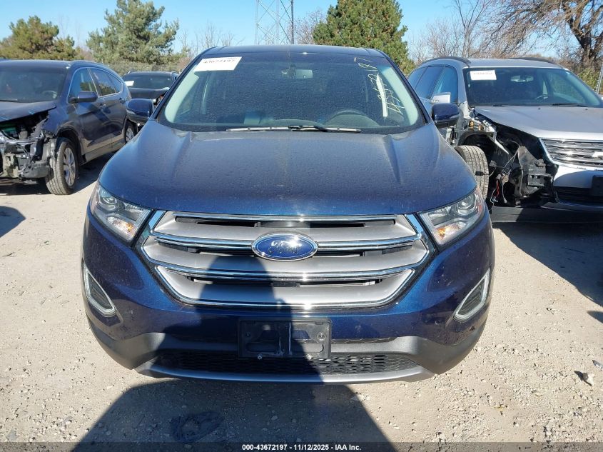 2017 Ford Edge Titanium VIN: 2FMPK3K80HBC60661 Lot: 43672197