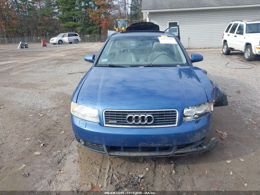 2002 Audi A4 1.8T VIN: WAULC68E12A040296 Lot: 43672259