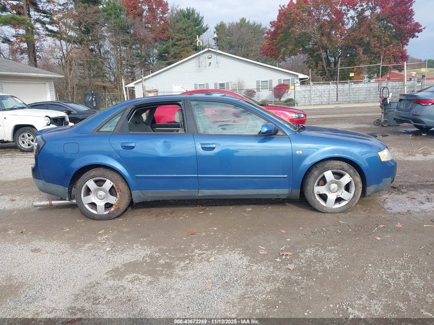 2002 Audi A4 1.8T VIN: WAULC68E12A040296 Lot: 43672259