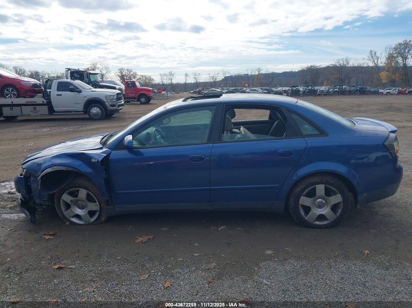 2002 Audi A4 1.8T VIN: WAULC68E12A040296 Lot: 43672259