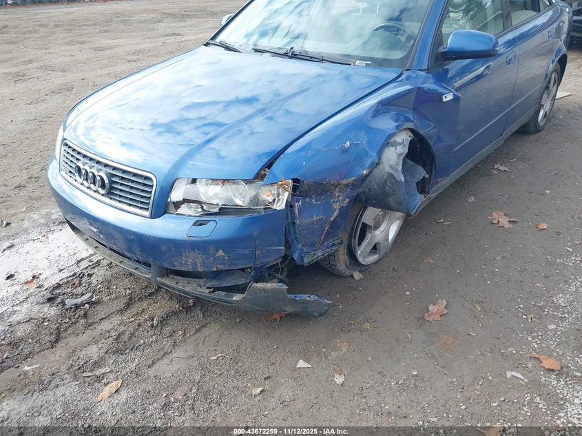 2002 Audi A4 1.8T VIN: WAULC68E12A040296 Lot: 43672259
