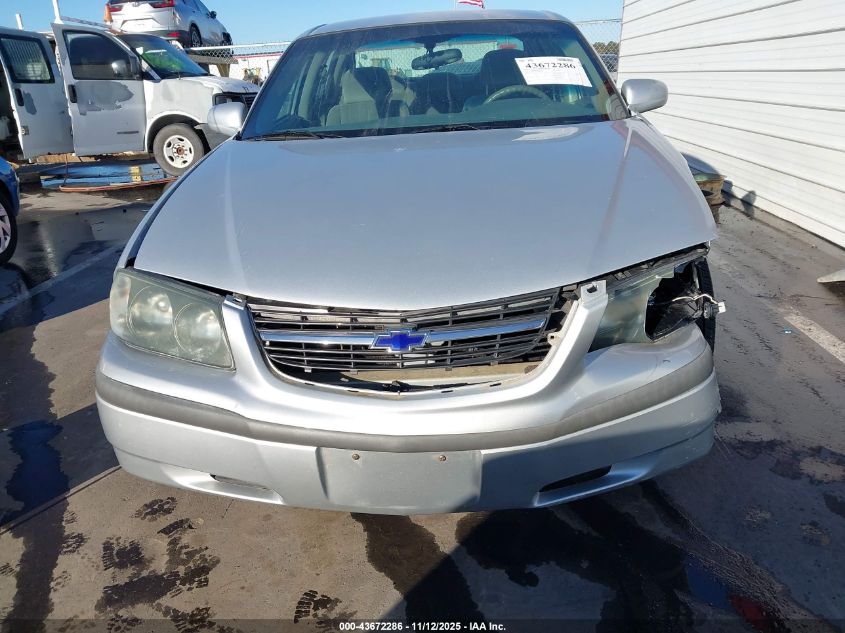 2003 Chevrolet Impala VIN: 2G1WF52E339282748 Lot: 43672286