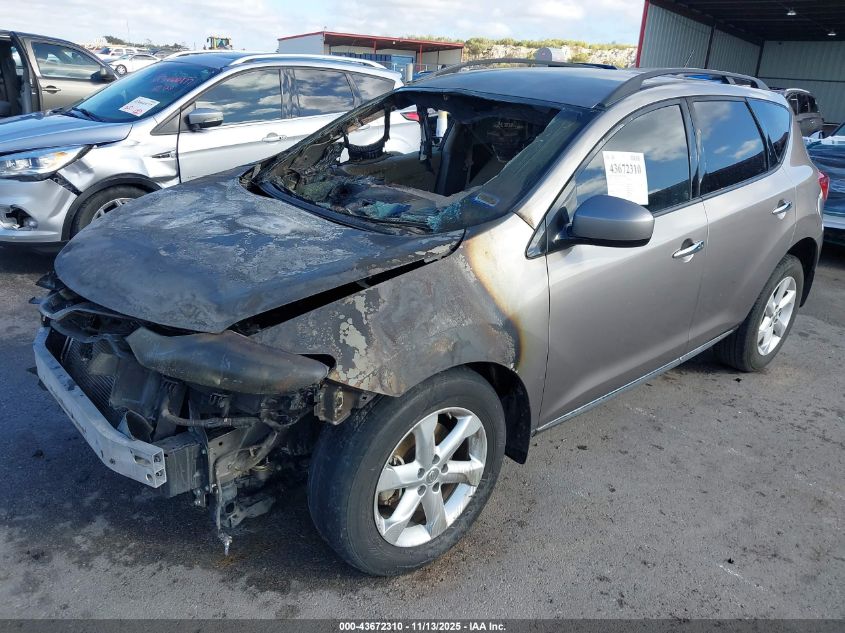 2009 Nissan Murano Sl VIN: JN8AZ18U49W030690 Lot: 43672310