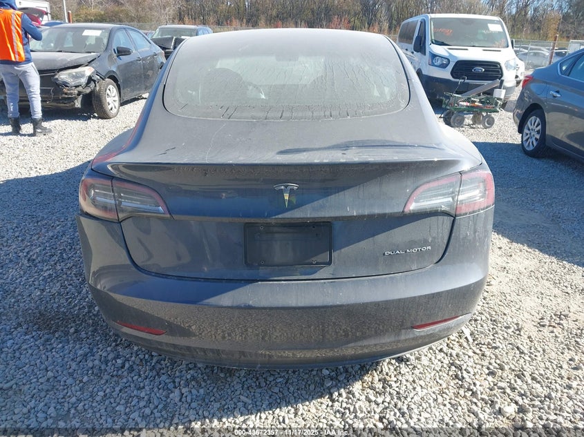 2021 Tesla Model 3 Long Range Dual Motor All-Wheel Drive VIN: 5YJ3E1EB3MF849058 Lot: 43672357