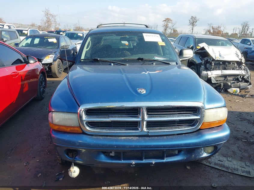 2002 Dodge Durango Slt VIN: 1B4HS48N22F218541 Lot: 43672378