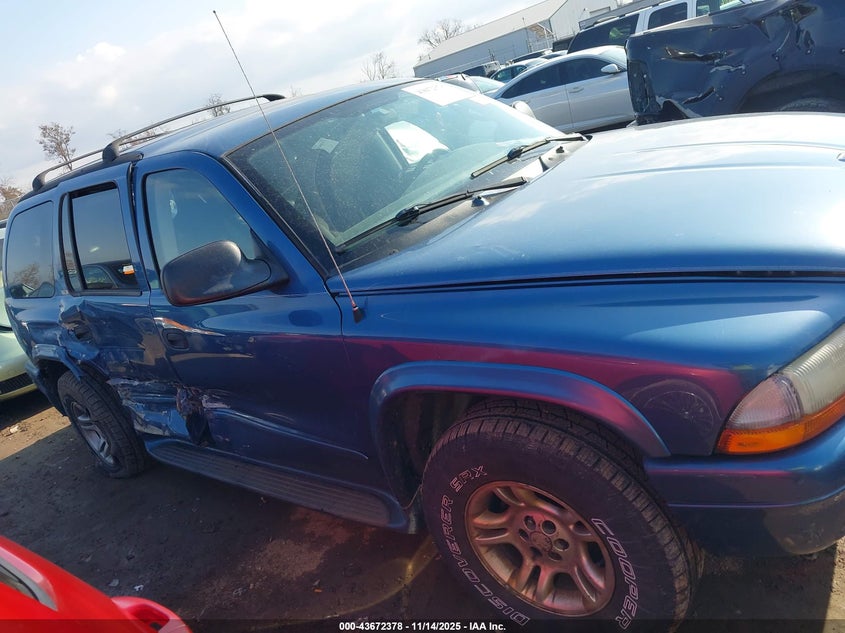 2002 Dodge Durango Slt VIN: 1B4HS48N22F218541 Lot: 43672378