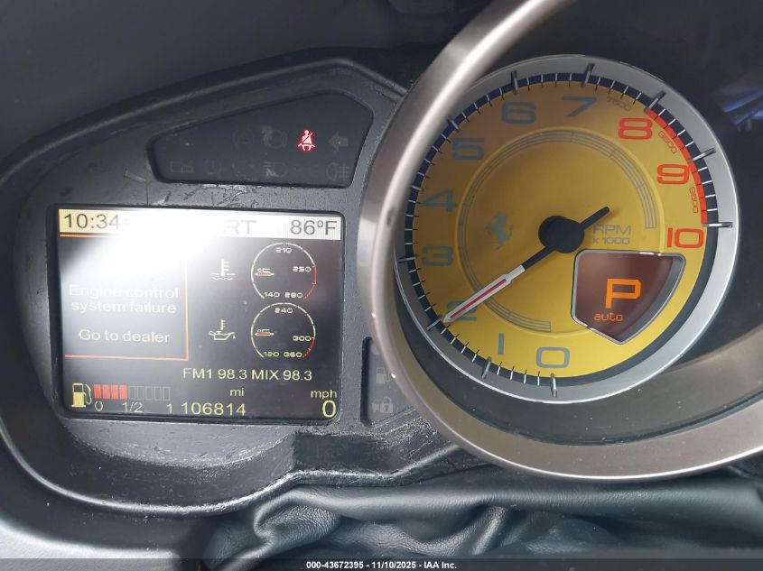 ZFF65LJA2A0171436 2010 FERRARI CALIFORNIA photo no. 7