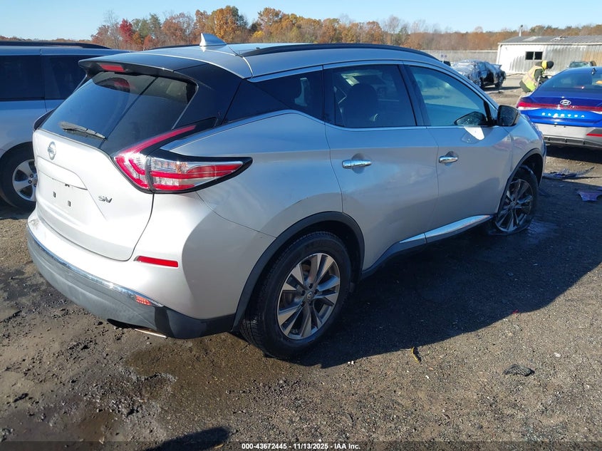 2017 NISSAN MURANO SV 5N1AZ2MG8HN158335