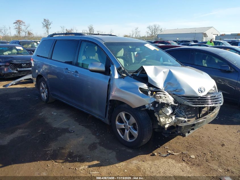TOYOTA SIENNA LE V6 8 PASSENGER