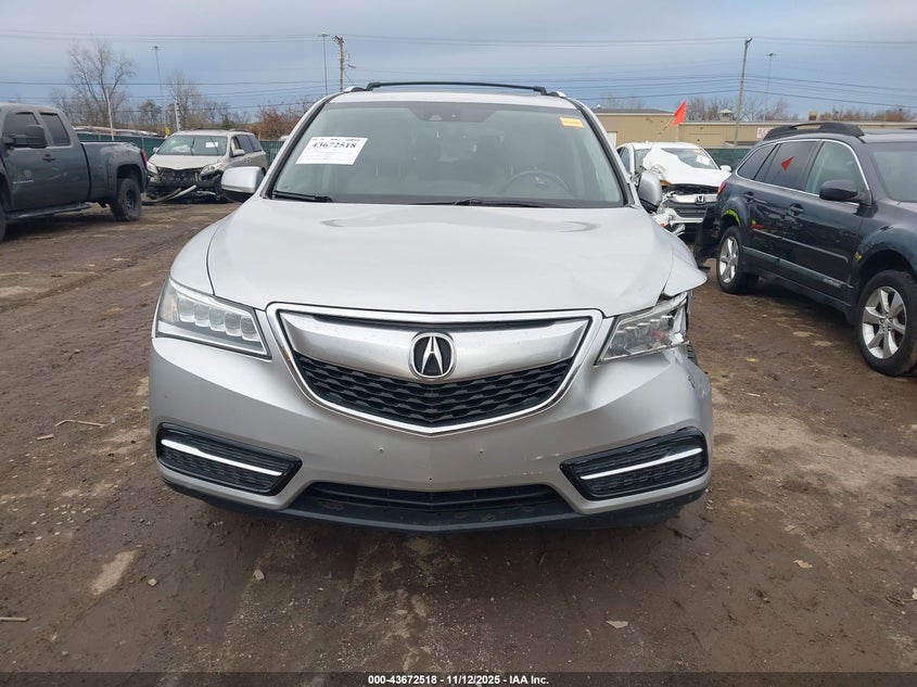 2014 Acura Mdx Technology Package VIN: 5FRYD4H43EB036620 Lot: 43672518