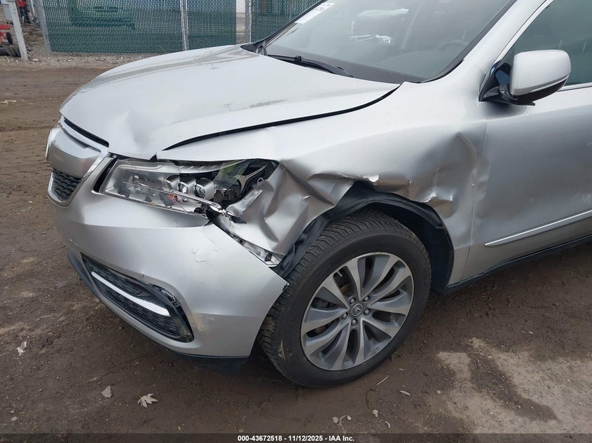 2014 Acura Mdx Technology Package VIN: 5FRYD4H43EB036620 Lot: 43672518