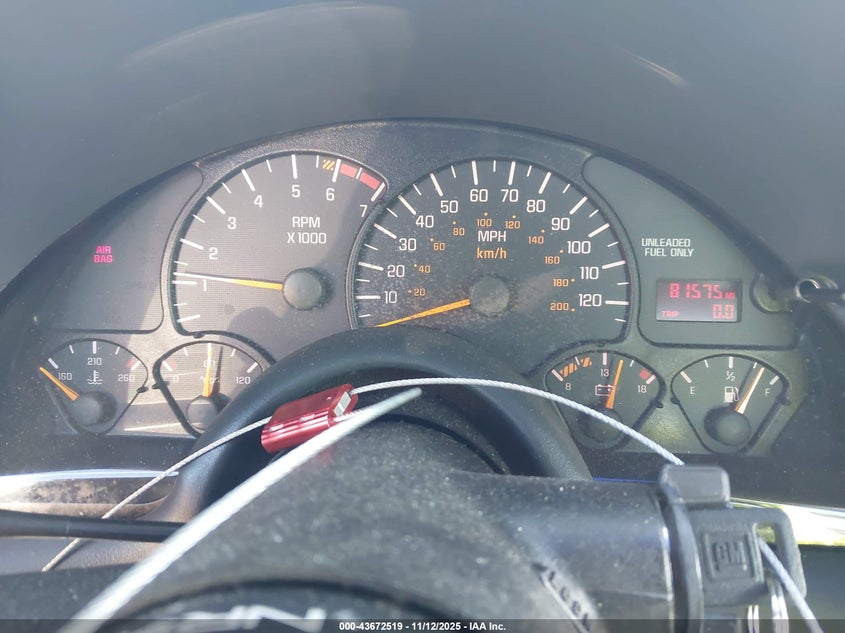 1997 Pontiac Firebird VIN: 2G2FS22K1V2222006 Lot: 43672519