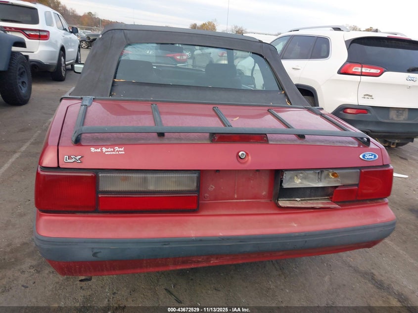 1990 Ford Mustang Lx VIN: 1FACP44A2LF195139 Lot: 43672529