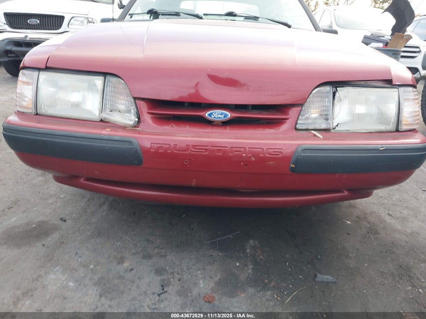 1990 Ford Mustang Lx VIN: 1FACP44A2LF195139 Lot: 43672529