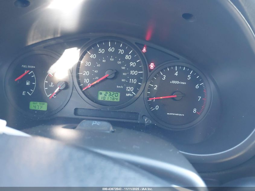 2007 Subaru Impreza 2.5I VIN: JF1GD61657G509145 Lot: 43672543