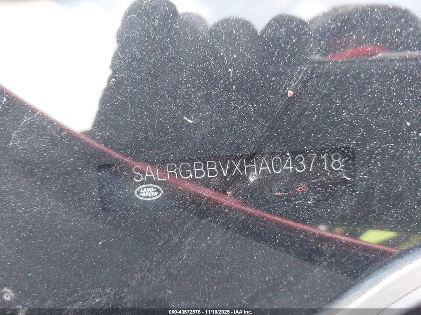 2017 LAND ROVER DISCOVERY SE - SALRGBBVXHA043718