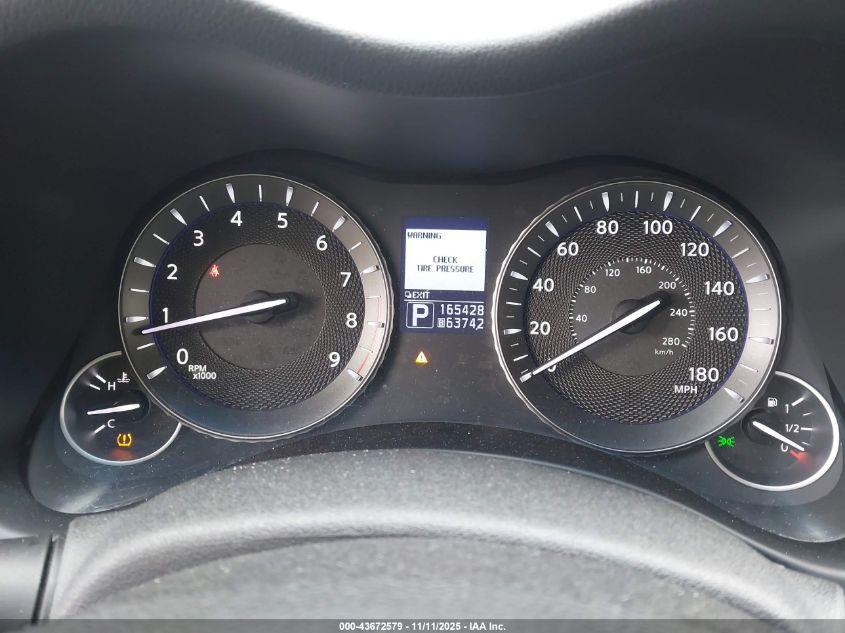 2012 Infiniti M37X VIN: JN1BY1AR6CM394284 Lot: 43672579