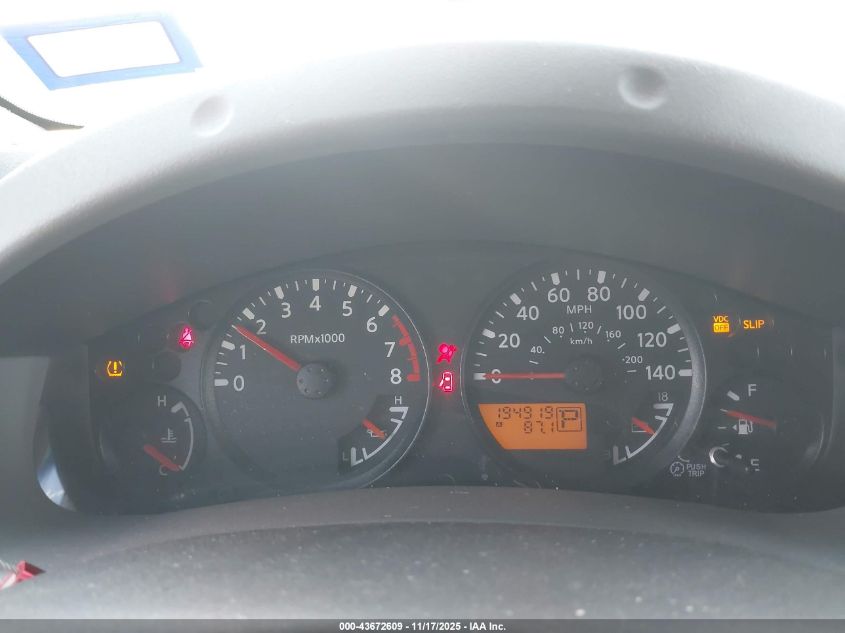 2009 Nissan Xterra S VIN: 5N1AN08U99C512120 Lot: 43672609