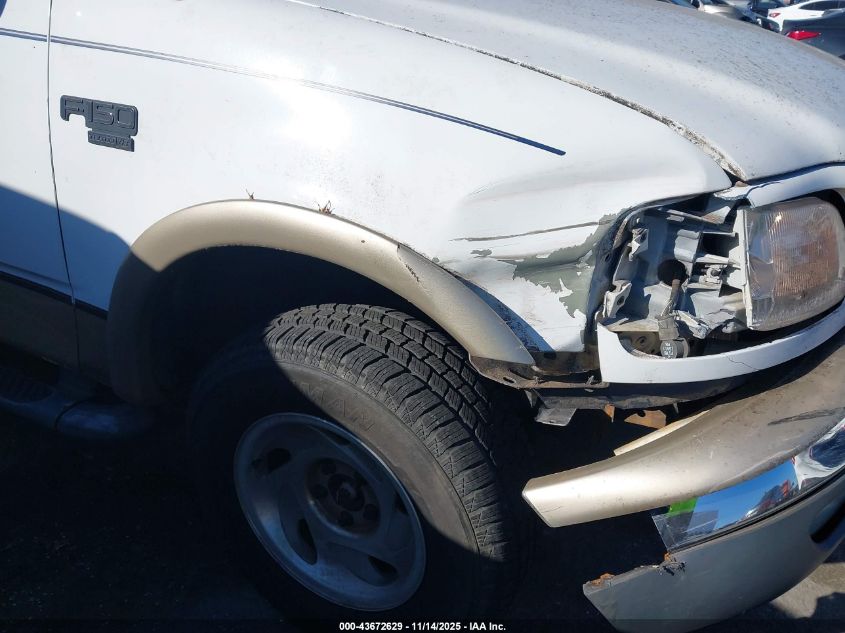 2000 Ford F-150 Lariat/Xl/Xlt VIN: 2FTRX08L9YCA25081 Lot: 43672629