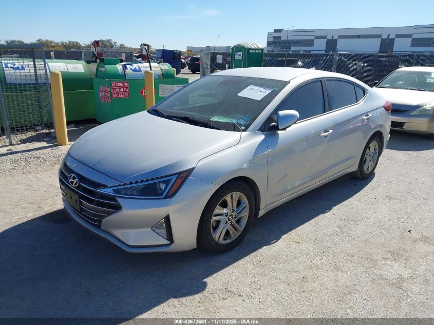 2019 HYUNDAI ELANTRA SEL 5NPD84LF5KH445275