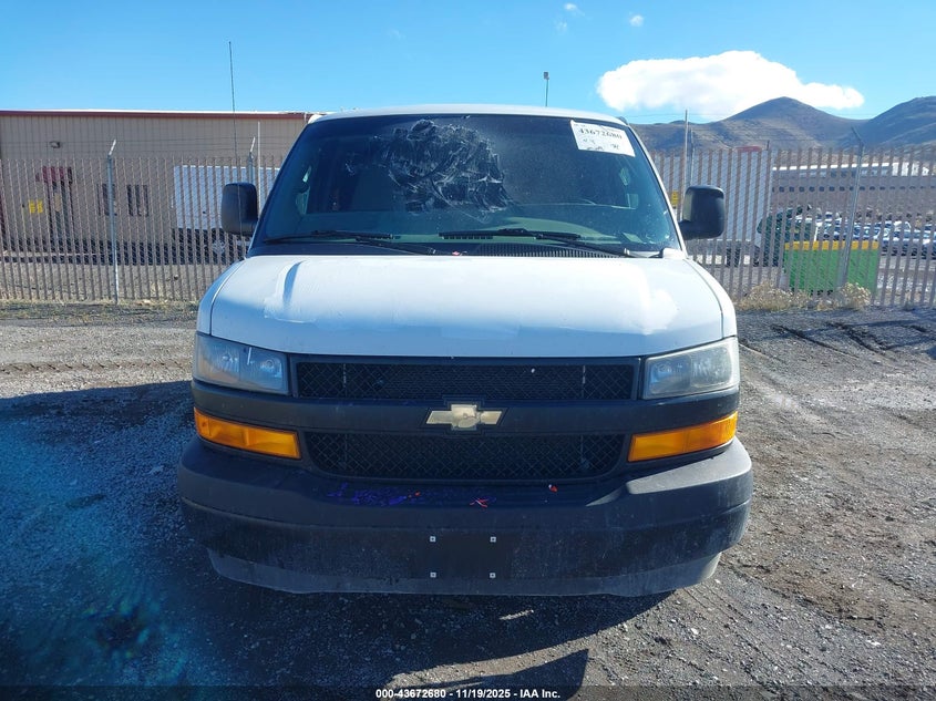 2019 Chevrolet Express 2500 Work Van VIN: 1GCWGAF11K1228565 Lot: 43672680