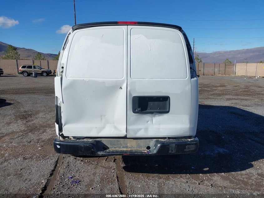 2019 Chevrolet Express 2500 Work Van VIN: 1GCWGAF11K1228565 Lot: 43672680