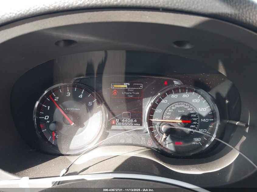 2018 Subaru Wrx Premium VIN: JF1VA1B63J9813443 Lot: 43672721