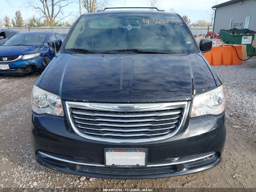 2016 Chrysler Town & Country Touring VIN: 2C4RC1BG0GR237974 Lot: 43672753