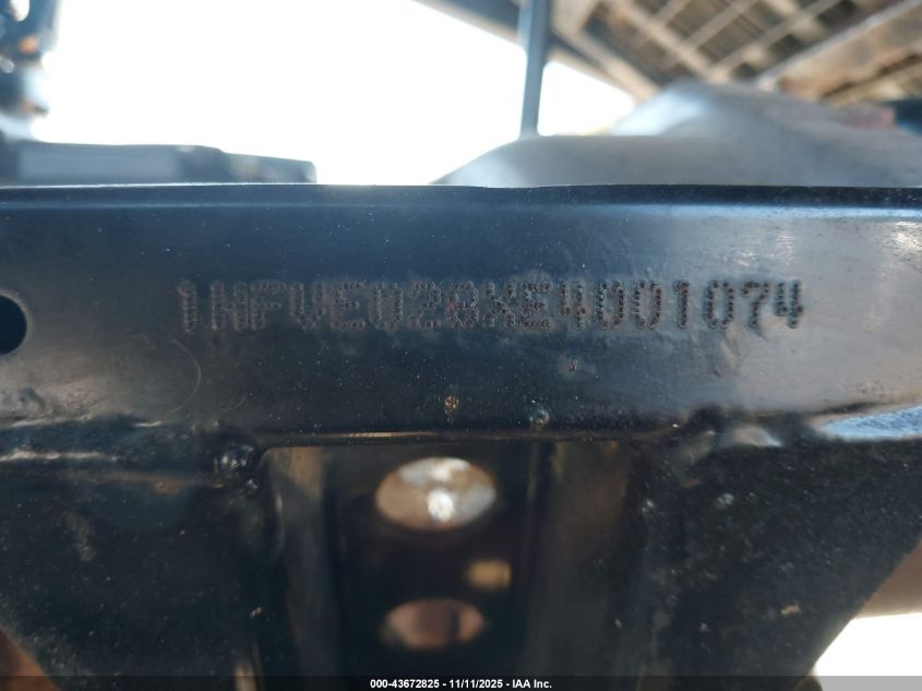 2014 Honda Sxs700 VIN: 1HFVE028XE4001074 Lot: 43672825