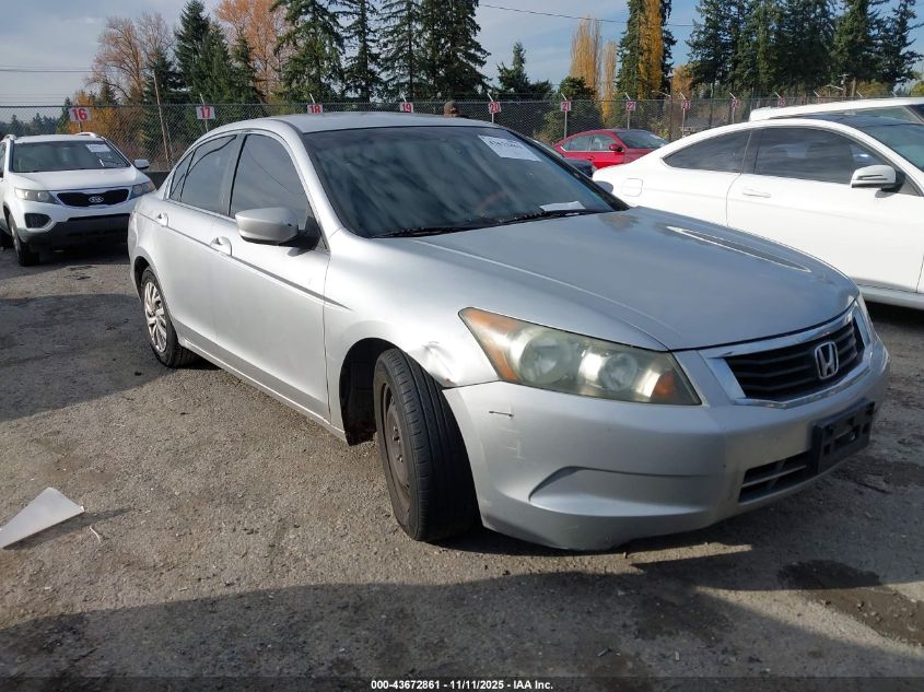 2008 Honda Accord 2.4 Lx VIN: 1HGCP26318A010257 Lot: 43672861