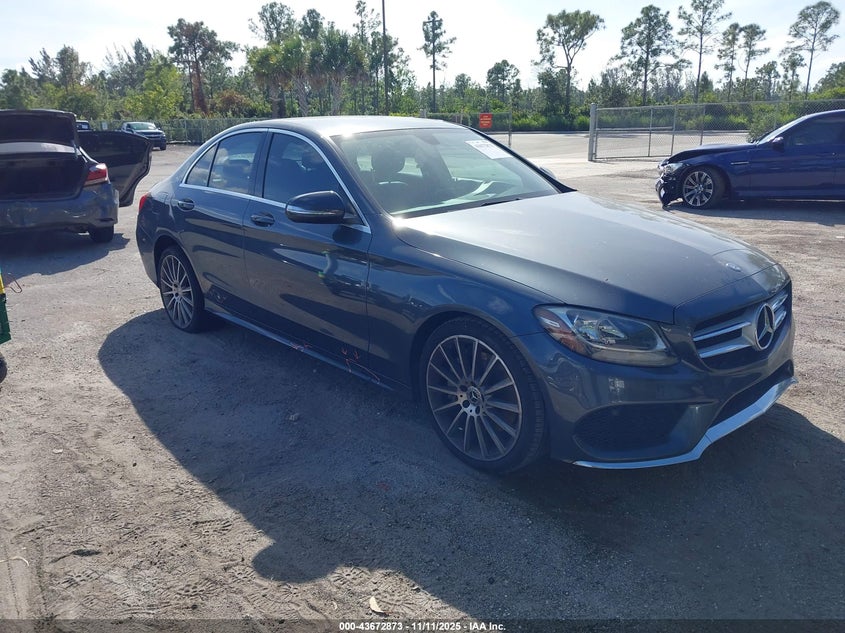 2015 MERCEDES-BENZ C 300 SPORT - 55SWF4JB1FU053105