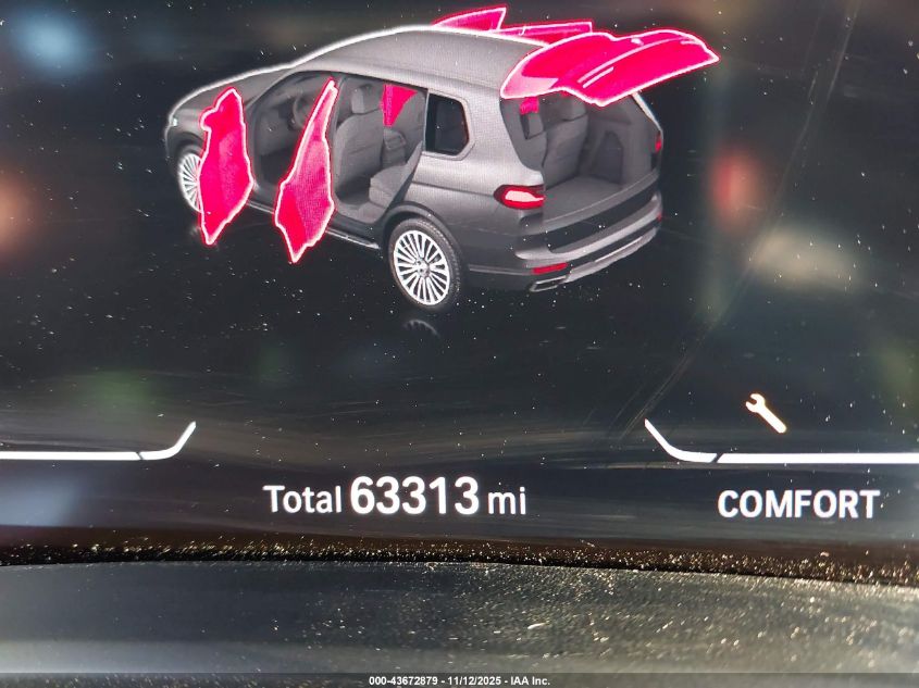 2020 BMW X7 xDrive40I VIN: 5UXCW2C08L9C70744 Lot: 43672879