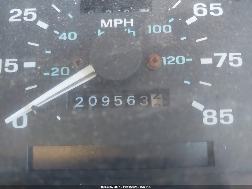 1994 Ford Ranger VIN: 1FTCR10A4RTA87544 Lot: 43672887