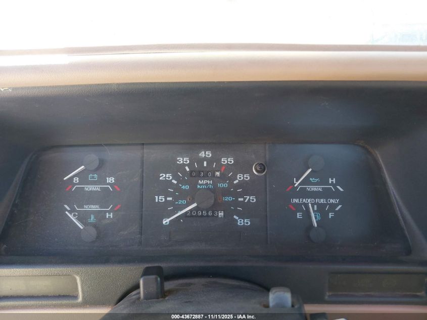 1994 Ford Ranger VIN: 1FTCR10A4RTA87544 Lot: 43672887