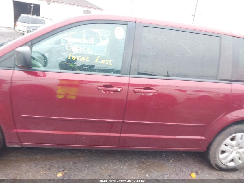 2017 Dodge Grand Caravan Se VIN: 2C4RDGBG6HR562694 Lot: 43672896