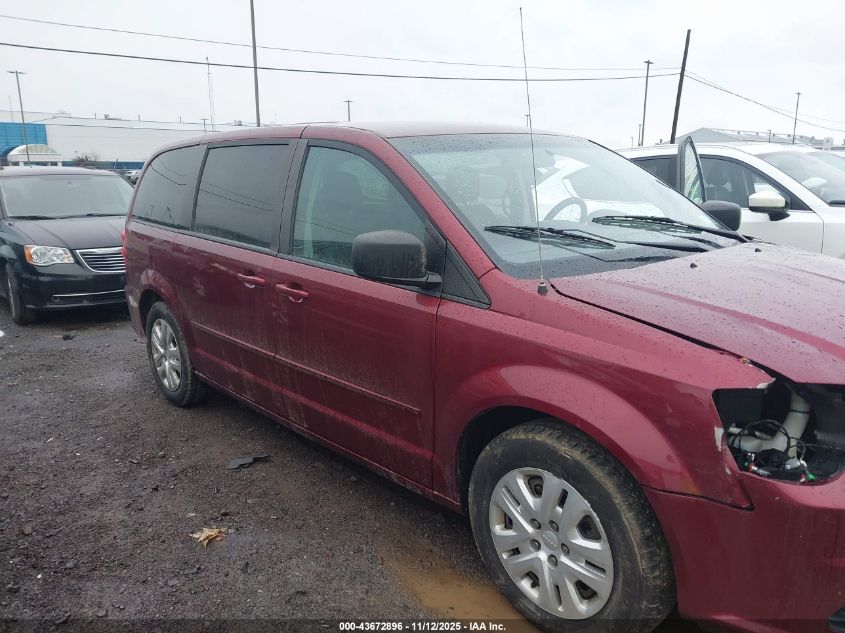 2017 Dodge Grand Caravan Se VIN: 2C4RDGBG6HR562694 Lot: 43672896