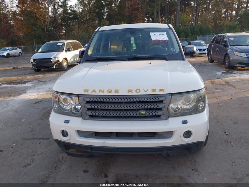 2009 Land Rover Range Rover Sport Hse VIN: SALSK25419A189719 Lot: 43672898